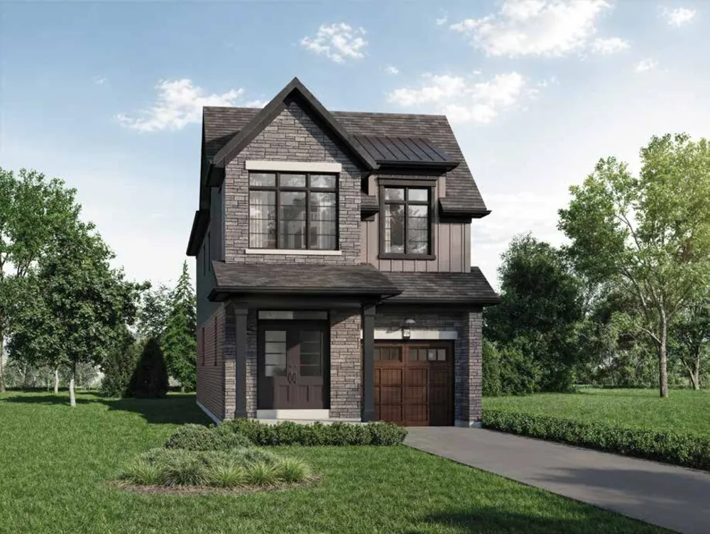 Rendering of a 27-foot detached home at Wellwood in the Heritage style